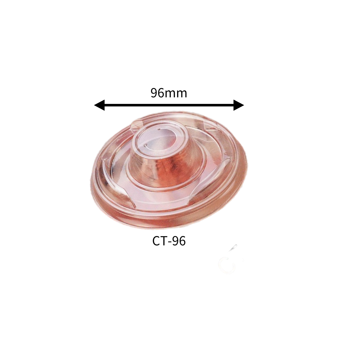 CT-96，PLA 圓頂蓋（96 毫米），每箱 1000 件